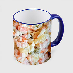 Кружка цветная Салат Оливье Новогодняя Оливьешка