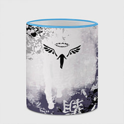 Кружка 3D Токийские мстители - Подтёки красок, цвет: 3D-небесно-голубой кант — фото 2