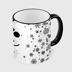 Кружка цветная НОВОГОДНИЙ GEOMETRY DASH SMILE 2022