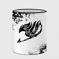 Кружка 3D ХВОСТ ФЕИ ЧЁРНЫЙ СИМВОЛ FAIRY TAIL BLACK, цвет: 3D-черный кант — фото 2