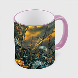 Кружка 3D Warhammer old battle, цвет: 3D-розовый кант