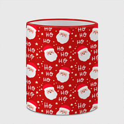 Кружка 3D САНТА КЛАУС НОВЫЙ ГОД, цвет: 3D-красный кант — фото 2