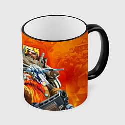 Кружка цветная Deep Rock Galactic герои