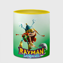 Кружка 3D Rayman Legends Барбара, цвет: 3D-белый + желтый — фото 2