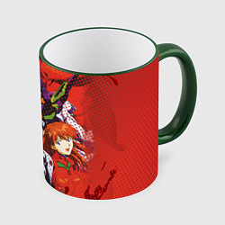 Кружка цветная Евангелион, или сокращённо Ева