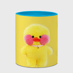 Кружка 3D УТЯ УТЕНОК ЛАЛАФАНФАН, цвет: 3D-белый + небесно-голубой — фото 2