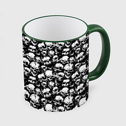 Кружка цветная Screaming skulls