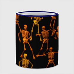 Кружка 3D Гибкие кости, цвет: 3D-синий кант — фото 2
