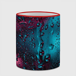 Кружка 3D Ностальгия фиолетового дождя, цвет: 3D-красный кант — фото 2