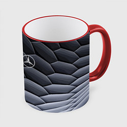 Кружка цветная Mercedes Benz pattern