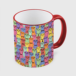 Кружка цветная Красочные Сурикаты