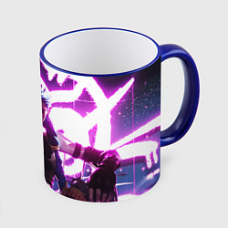 Кружка цветная Arcane League Of Legends JINX NEON