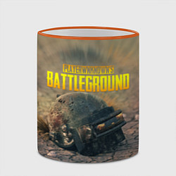 Кружка 3D PUBG HEAD 3 lvl, цвет: 3D-оранжевый кант — фото 2