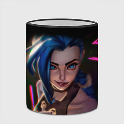 Кружка 3D Jinx - Джинкс Паудер, цвет: 3D-черный кант — фото 2