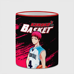 Кружка 3D Kuroko no Basuke, Akashi Seijuro Сейджуро Акаши, цвет: 3D-красный кант — фото 2