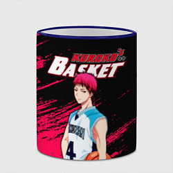 Кружка 3D Kuroko no Basuke, Akashi Seijuro Сейджуро Акаши, цвет: 3D-синий кант — фото 2