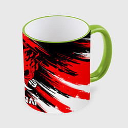 Кружка цветная SAMURAI CYBERPUNK 2077 КИБЕРПАНК 2077