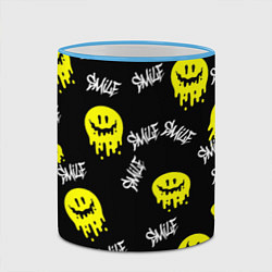 Кружка 3D SMILE smile граффити, цвет: 3D-небесно-голубой кант — фото 2