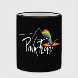Кружка 3D PINK FLOYD - ПИНК ФЛОЙД ЛУЖА, цвет: 3D-черный кант — фото 2