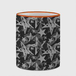 Кружка 3D Gray Star, цвет: 3D-оранжевый кант — фото 2