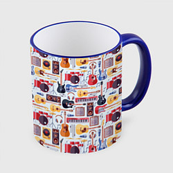 Кружка цветная Рок Музыкант