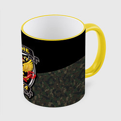 Кружка цветная Пивные Войска камуфляж