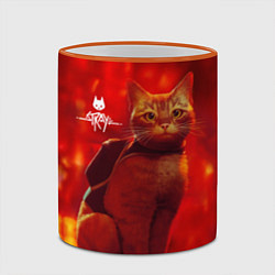 Кружка 3D The Stray, цвет: 3D-оранжевый кант — фото 2