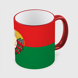 Кружка цветная Республика Беларусь