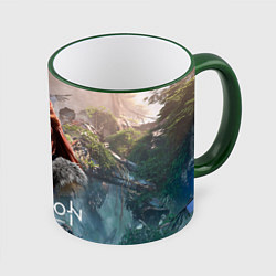 Кружка цветная Охотница Элой