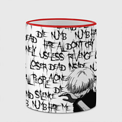 Кружка 3D DEAD INSIDE 1000-7, цвет: 3D-красный кант — фото 2