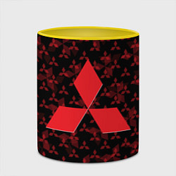 Кружка 3D MITSUBISHI BIG LOGO PATTERN, цвет: 3D-белый + желтый — фото 2