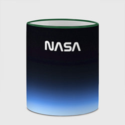 Кружка 3D NASA с МКС, цвет: 3D-зеленый кант — фото 2