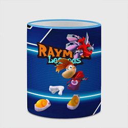 Кружка 3D Rayman Legends Blue, цвет: 3D-небесно-голубой кант — фото 2