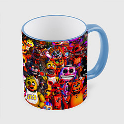 Кружка цветная Fnaf UCN