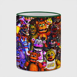 Кружка 3D Fnaf UCN, цвет: 3D-зеленый кант — фото 2