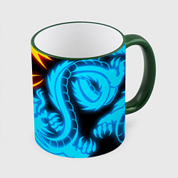 Кружка цветная НЕОНОВЫЕ ДРАКОНЫ NEON DRAGONS