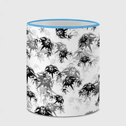 Кружка 3D Король и шут Лого Паттерн, цвет: 3D-небесно-голубой кант — фото 2