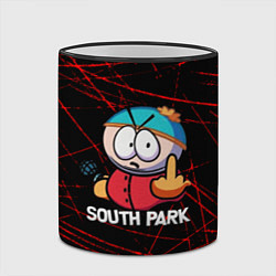 Кружка 3D Мультфильм Южный парк Эрик South Park, цвет: 3D-черный кант — фото 2