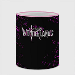 Кружка 3D Tiny Tina’s Wonderlands: Logo, цвет: 3D-розовый кант — фото 2