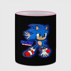 Кружка 3D SONIC СУПЕР СОНИК игра, цвет: 3D-розовый кант — фото 2