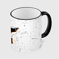 Кружка цветная Banksy Panda with guns Бэнкси