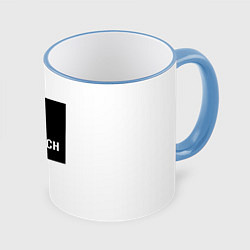 Кружка 3D MALEVICH, цвет: 3D-небесно-голубой кант