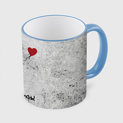 Кружка цветная Бэнкси Всегда есть надежда There is Always Hope Ba