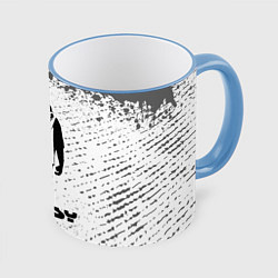 Кружка цветная БЭНКСИ - ОБЕЗЬЯНА - Брызги