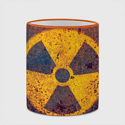 Кружка 3D Радиактивно!, цвет: 3D-оранжевый кант — фото 2