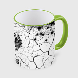 Кружка цветная RUSSIAN EMPIRE - ГЕРБ Краска