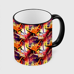 Кружка цветная Джазовая Музыка