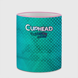 Кружка 3D Cuphead, цвет: 3D-розовый кант — фото 2