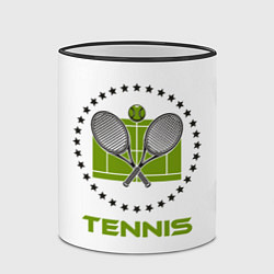 Кружка 3D TENNIS Теннис, цвет: 3D-черный кант — фото 2