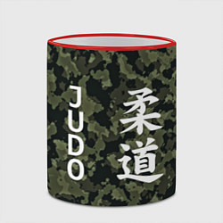 Кружка 3D JUDO МИЛИТАРИ, цвет: 3D-красный кант — фото 2